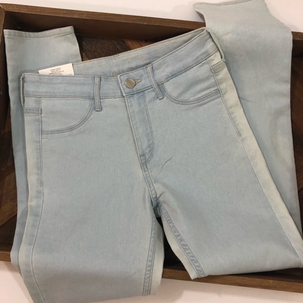 H&M High Waist Skinny Ankle Jeans